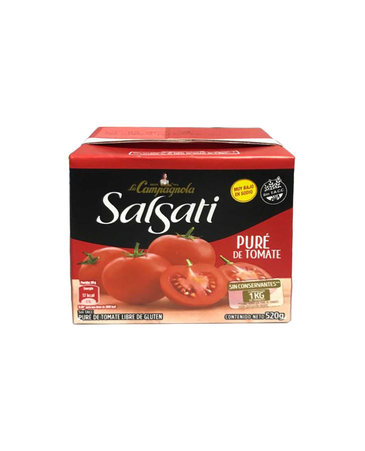 Puré de Tomate Salsati La Campagnola X 520 GS